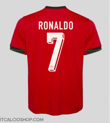 Portogallo Cristiano Ronaldo #7 Prima Maglia Europei 2024 Manica Corta